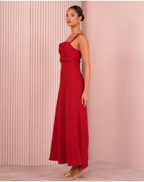 Azzurielle - Kayla Cowl Neck Gown