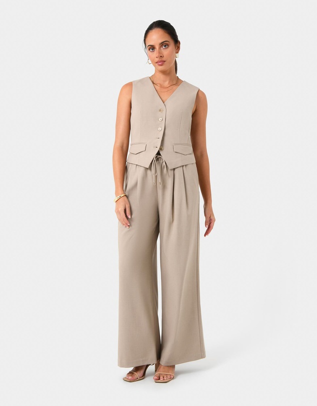 Forcast - Abel Elastic Waist Relaxed Pants