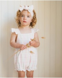 Bebe by Minihaha - Madelyn Check Bodysuit - Babies