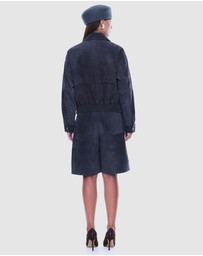 ENA PELLY - Emma Utility Suede Jacket