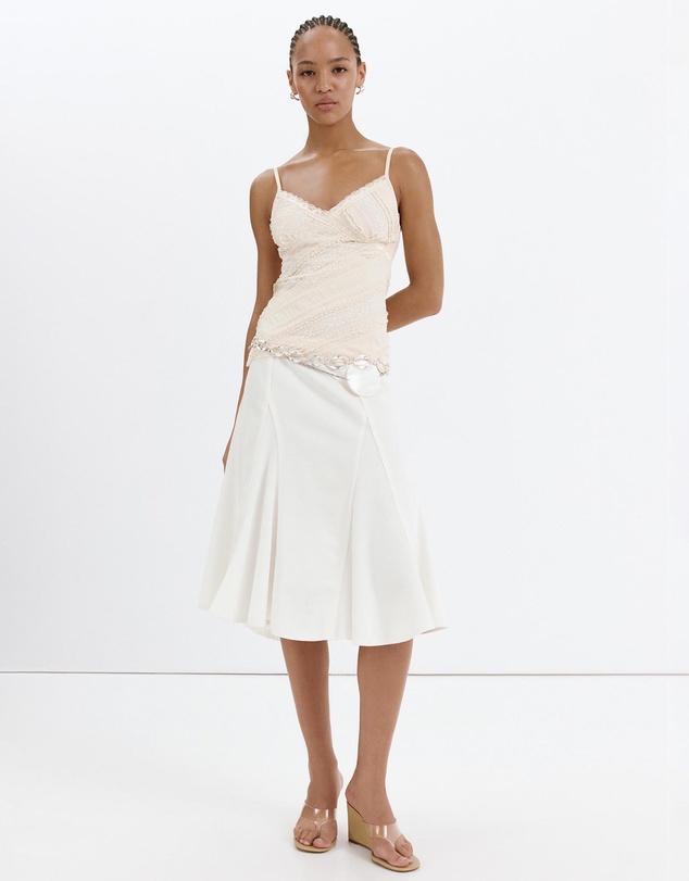 M.N.G - V-Neck Lace Top