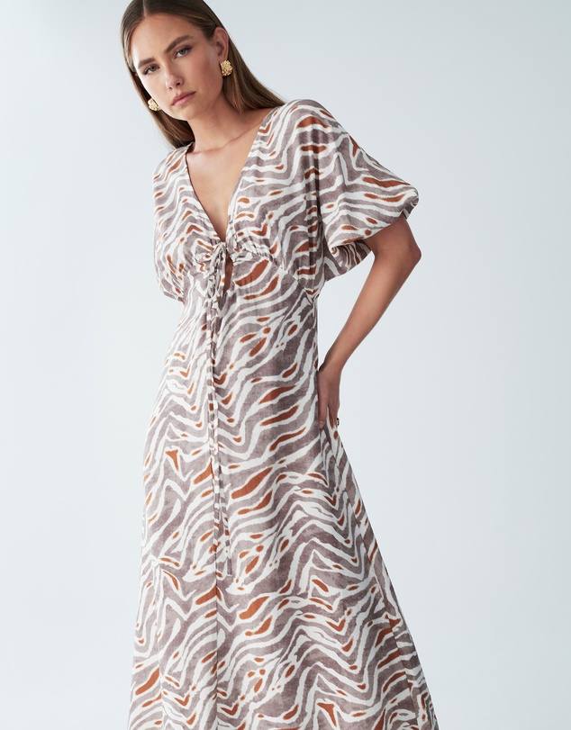 ST MRLO - Blossom Midi Dress