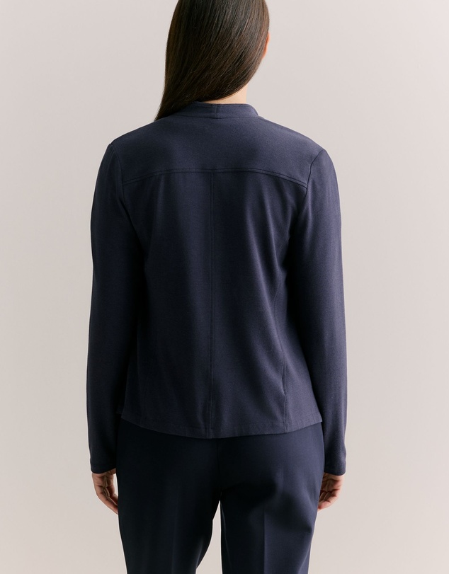 Trenery - Bamboo Viscose Blend Jacket in Night Sky