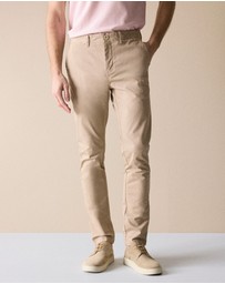 Trenery - Regular Chino Pant in Taupe