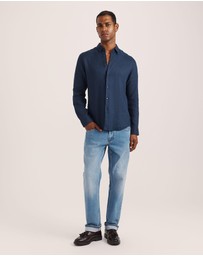 SABA - Anderson Long Sleeve Classic Linen Shirt