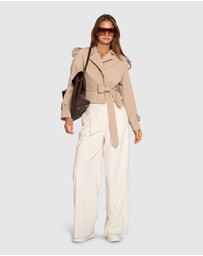 Belle & Bloom - Fast Car Cropped Trench