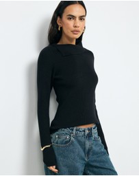 AERE - Yali Cotton Cashmere Blend Top