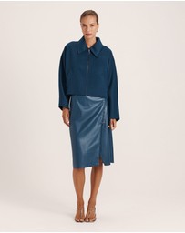 SABA - Kayla Wool Bomber Jacket