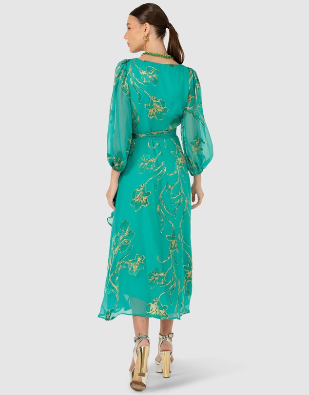 SACHA DRAKE - Lorelei Wrap Midi Dress
