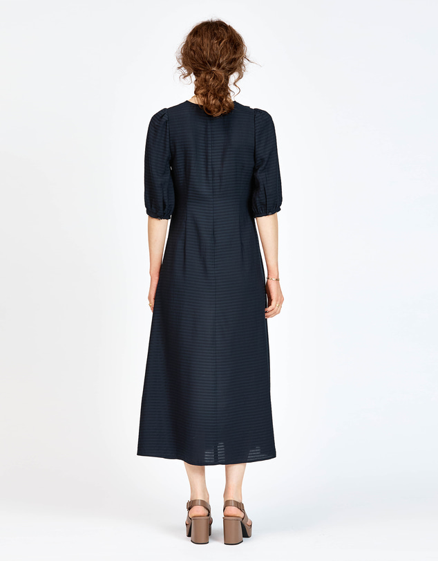 bul - Viola Dress Navy Stripe