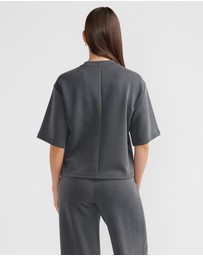 ENA PELLY - Alessa Relaxed Soft Jersey Tee