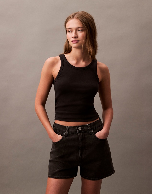 Calvin Klein Jeans - High Rise Denim Shorts