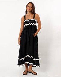 Petal & Pup - Reece Maxi Dress - Black
