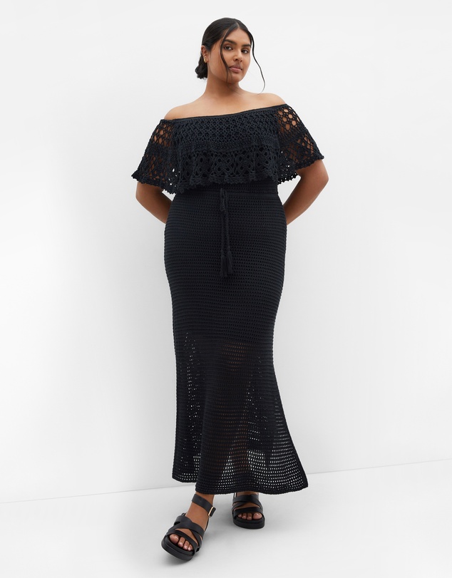 City Chic - Callie Crochet Dress