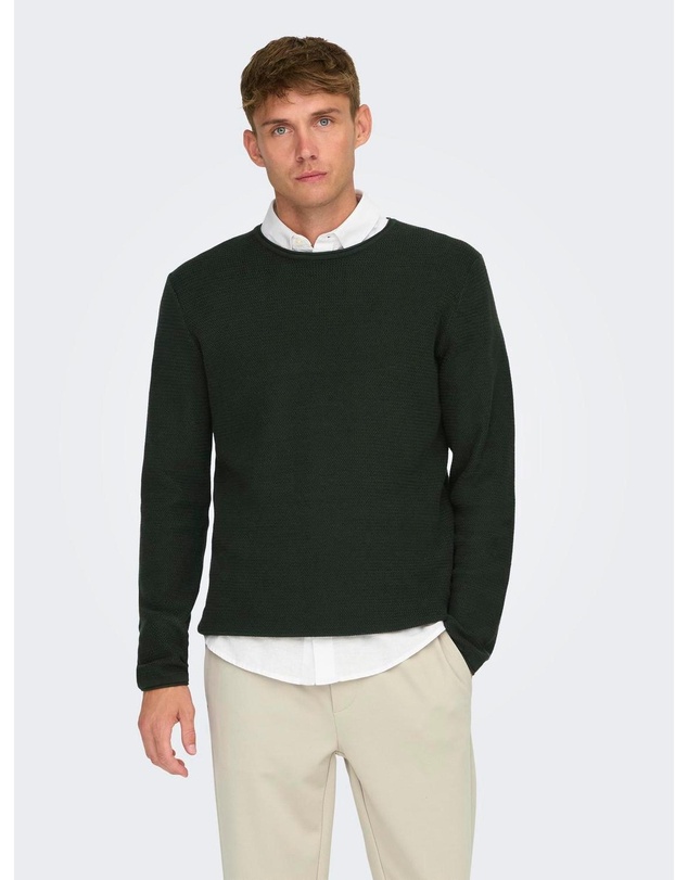 Only & Sons - Eric Structured Knit Pullover