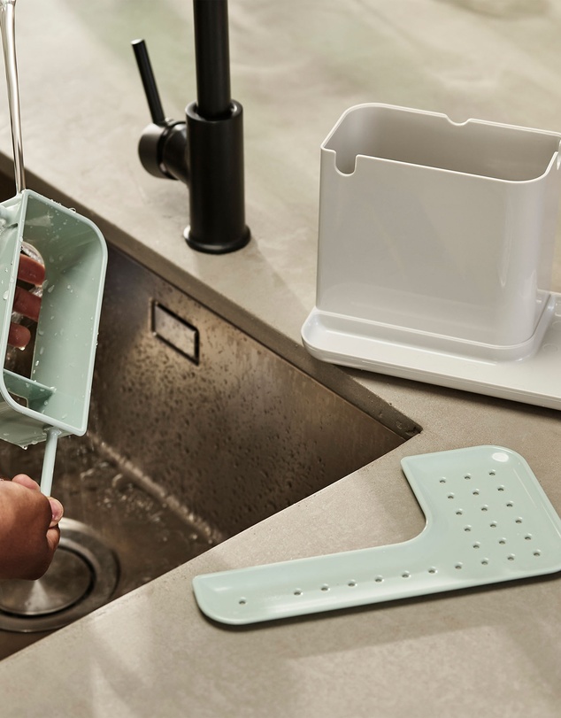 Joseph Joseph - Caddy™ Sink Tidy (Light Stone/Sage)