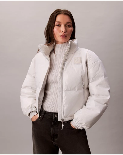 Calvin Klein - Allover Emblem Logo Puffer Jacket