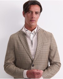 Sportscraft - Check Single Breasted Blazer