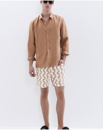 UNISON - Linen Regular Fit Shirt