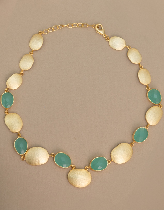 Meshca - Dako Aqua Necklace
