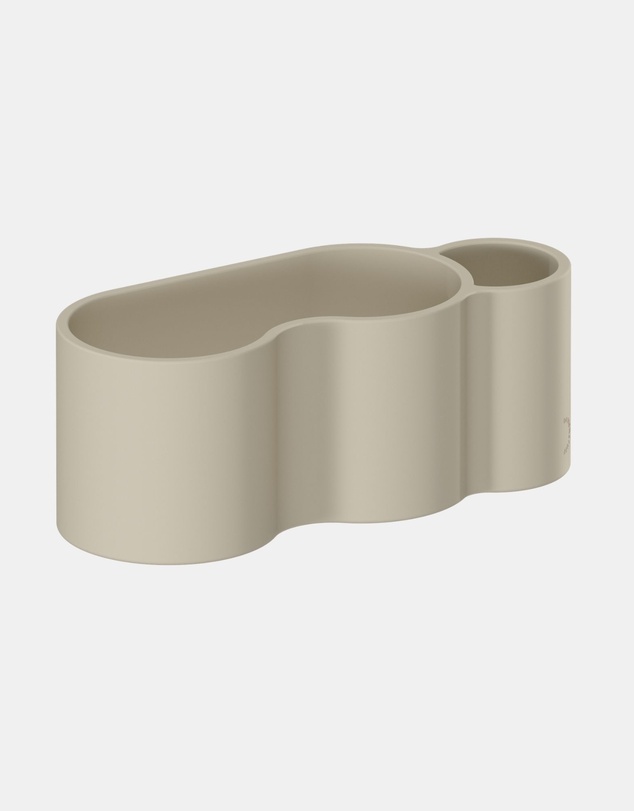 DESIGNSTUFF - CURV Shower Caddy, Silicone/Adhesive