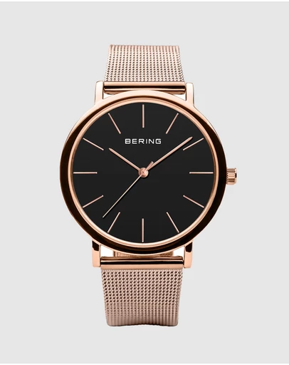 Bering - Classic 36mm Rose Gold Watch
