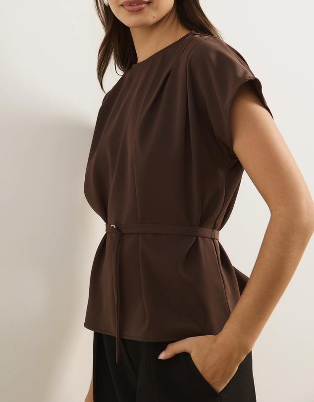 Atmos&Here - Freya Tailored Top With Belt