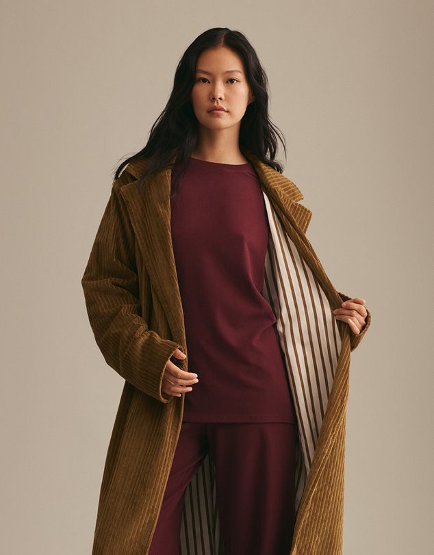 Resting - Ribbed Velvet Ace Robe