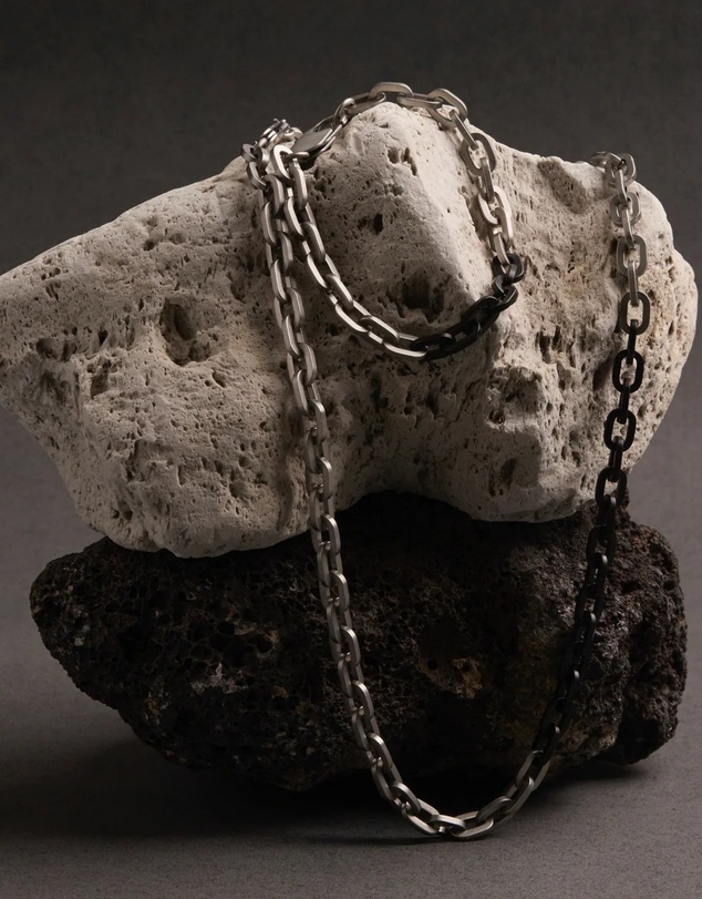 Najo - Echo Men's 2-Tone Steel Bracelet