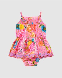 Camilla - Frilled Neck Jump Dress - Babies