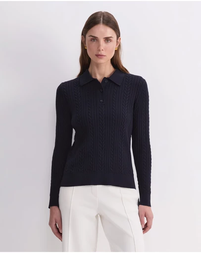 Sportscraft - Elka Baby Cable Polo