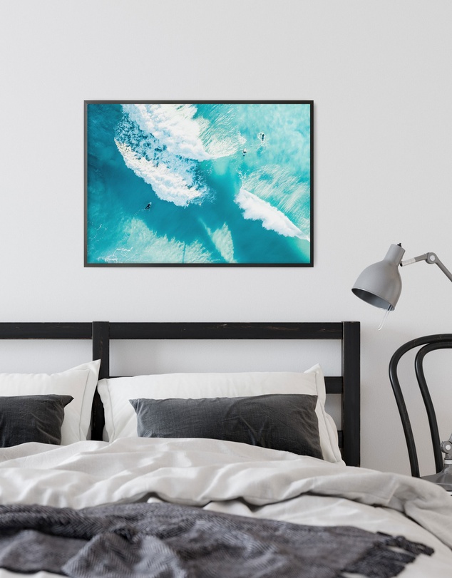 Olive et Oriel - Bondi Waves II Art Print