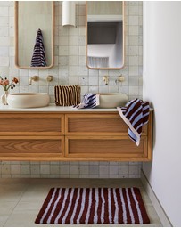 Mosey Me - Strokes Bath Mat