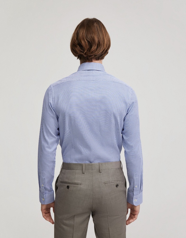 Oxford - Beckton Houndstooth Cotton Shirt