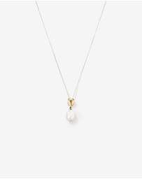 Michael Hill - Baroque Cultured Freshwater Pearl Drop Necklace in 10kt Yellow Gold