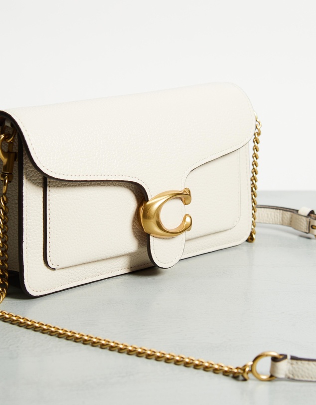 Coach - Polished Pebble Tabby Chain Clutch