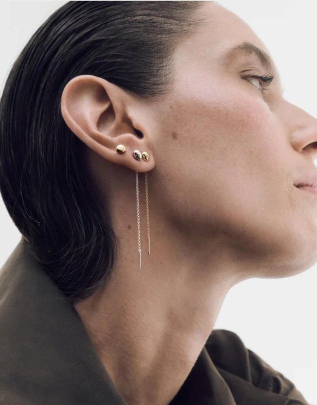 PDPAOLA - Lyra Silver Earrings