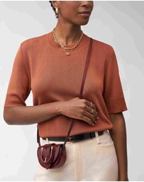 Fossil - Harwell Maroon Crossbody Bag