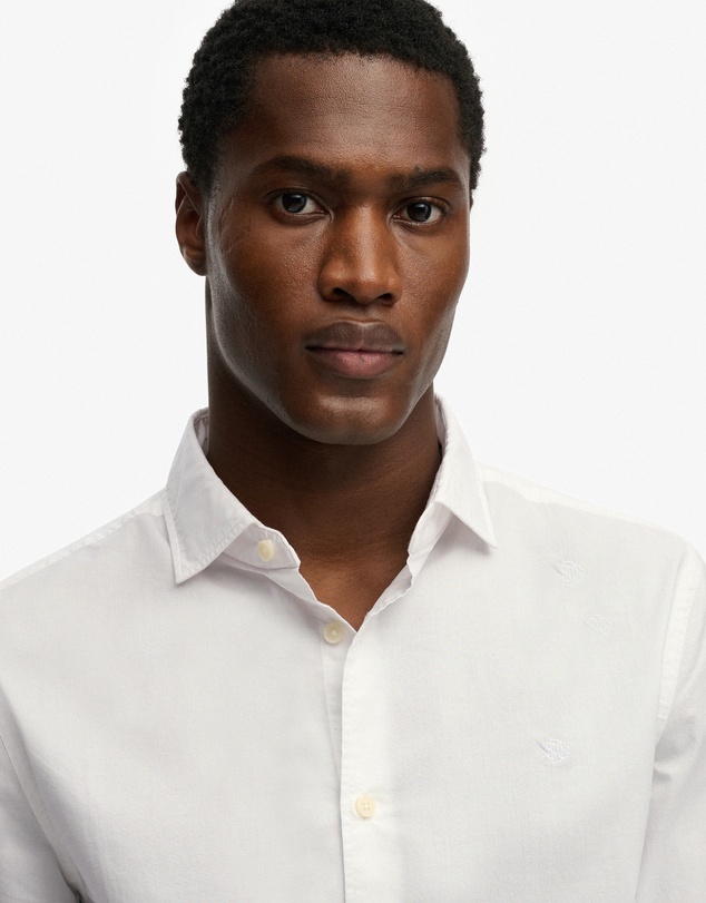 Superdry - Cut Away Poplin Long Sleeve Shirt