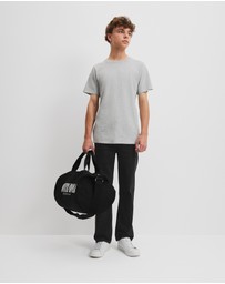 Country Road - Teen Recycled Cotton Blend Plain Cr Short Sleeve T-shirt