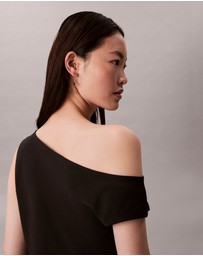 Calvin Klein - Crepe One Shoulder Top