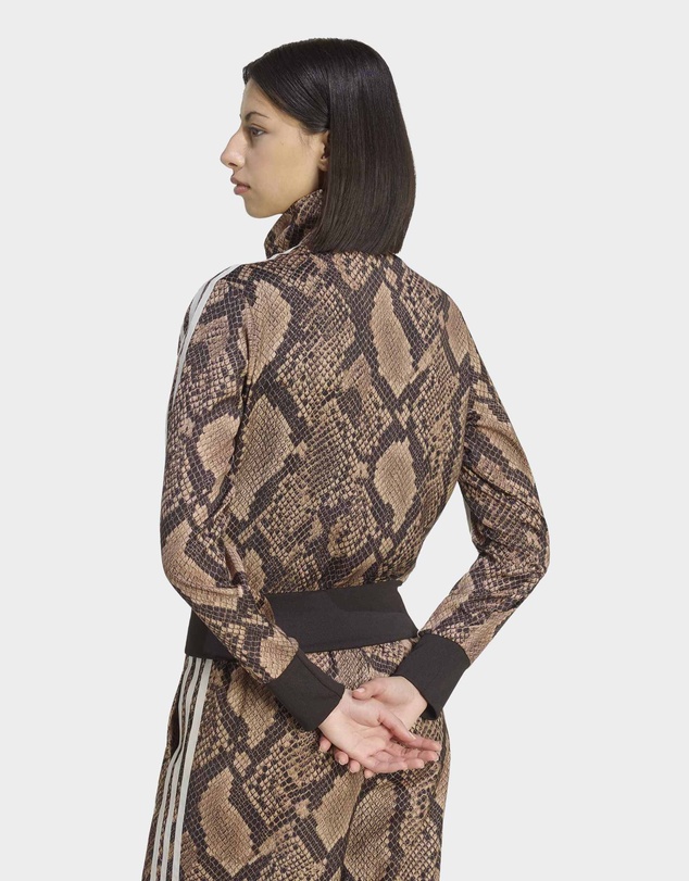 adidas Originals - SATIN SNAKE PRINT FIREBIRD TRACK JACKET Womens