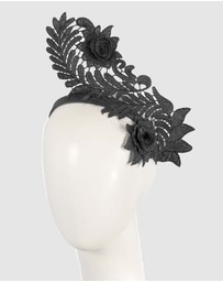 Max Alexander - Lace Crown Headband Fascinator