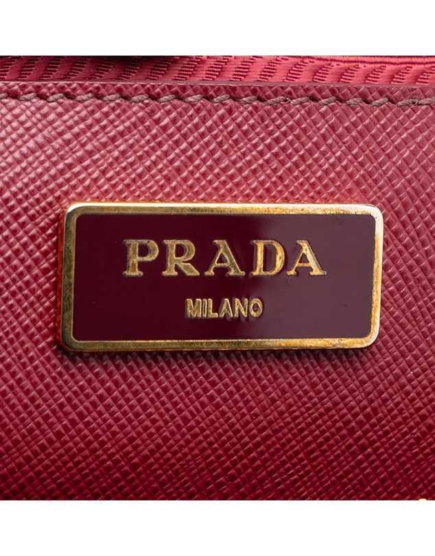 Pre-Loved by Azura Reborn - Pre-Loved Saffiano Lux Galleria Double Zip Front Pocket Satchel