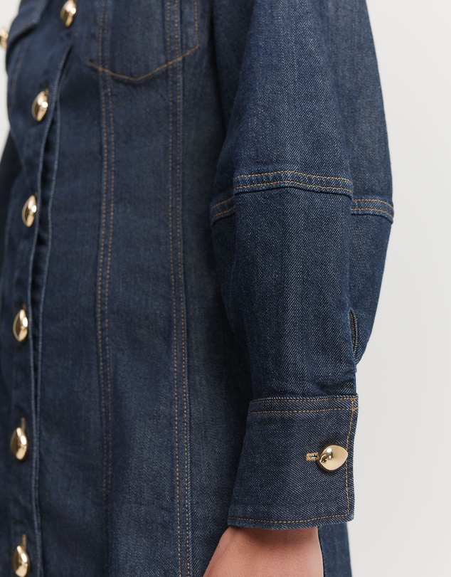 Country Road - Blouson Denim Mini Dress