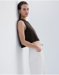 M.N.G - Lyocell Top with Buttons On The Back