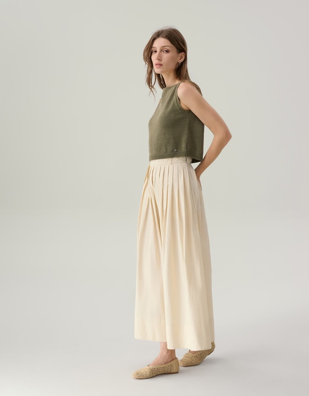 IDA+S - Sunny Cotton Midi Skirt