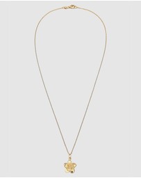 Elli Jewelry - Necklace Crystal Flower 925 Sterling Silver Gold-Plated