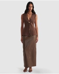 Decjuba - Maddie Longline Knit Vest
