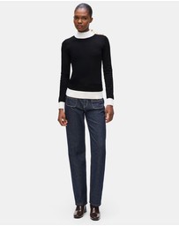 Karl Lagerfeld - Button Detail Neck Knitwear